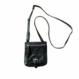 Banana Republic Black Leather City Crossbody Bag
